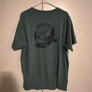 Hurley Forest Green Graphic Tee